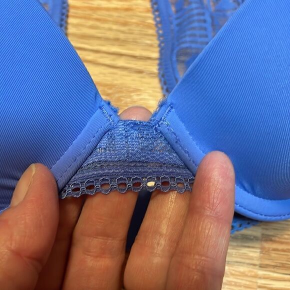 New! Aerie Harper Periwinkle Lace back underwire Bra - Picture 3 of 8